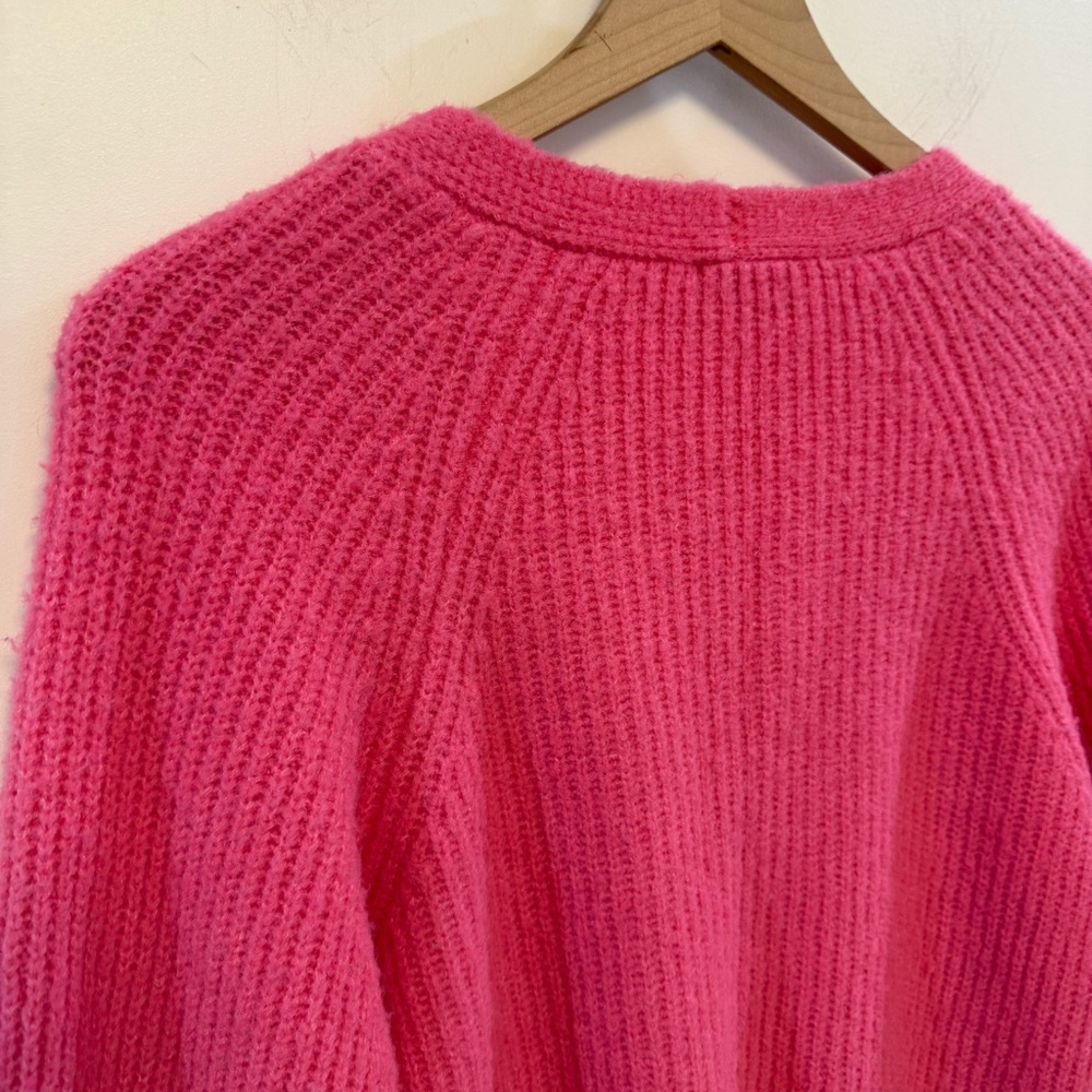 Rails | Pink Knit Crop Button Front Cardigan - image 8